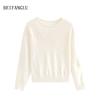 Northern Deer 2025 Spring/Summer Alpaca Wool Slimming Knit - Light, Soft, Comfortable, Round Neck