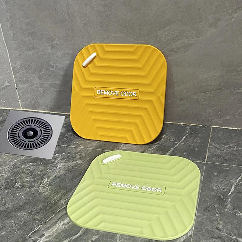 Kitchen Toilet Silicone Floor Drain Pad Insect Proof Sealing Cap Silicone Drain Cover Kitchen Sink Bathtub Hair Stopper Bathroom