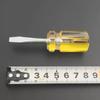 Mini dual-purpose small screwdriver dual-purpose matching cross shaped radish head short fat single use transparent screwdriver