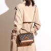 Printed Women's Bag High Fashion Vintage Camellia Underarm Chain All-in-one Crossbody Bag