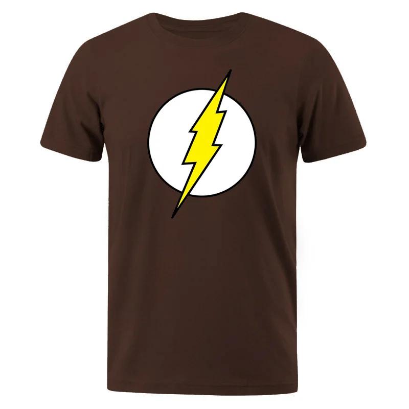 Tričko The BIG BANG Theory The Lightning Tričko s potiskem pro muže Bavlna Oversized oblečení Ležérní Street Krátký rukáv Legrační trička