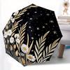 1pc Floral Night Automatic Open/Close Umbrella with Windproof, Functional Design, 8-Rib Sturdy Canopy