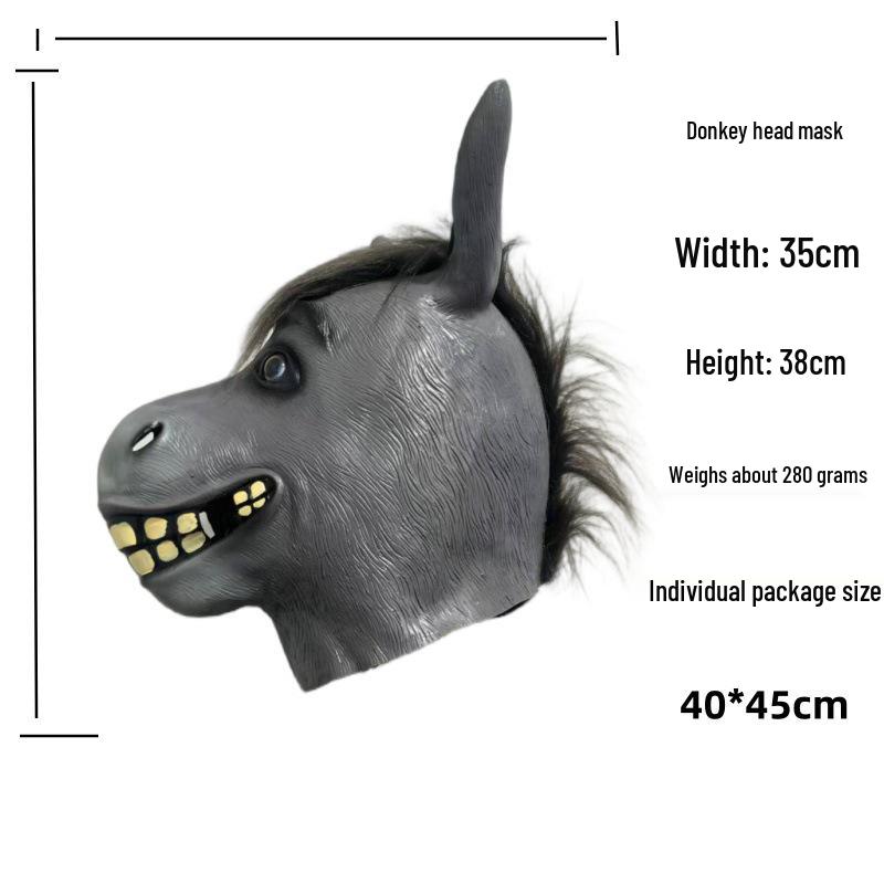 

Hilarious Donkey Head Mask for Parties & Performances