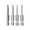 Screwdriver Bits Hex Shank Manual Electric Screwdriver Silver