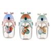 Leak-Proof Cartoon Kids' Straw Water Bottle with Portable Handle