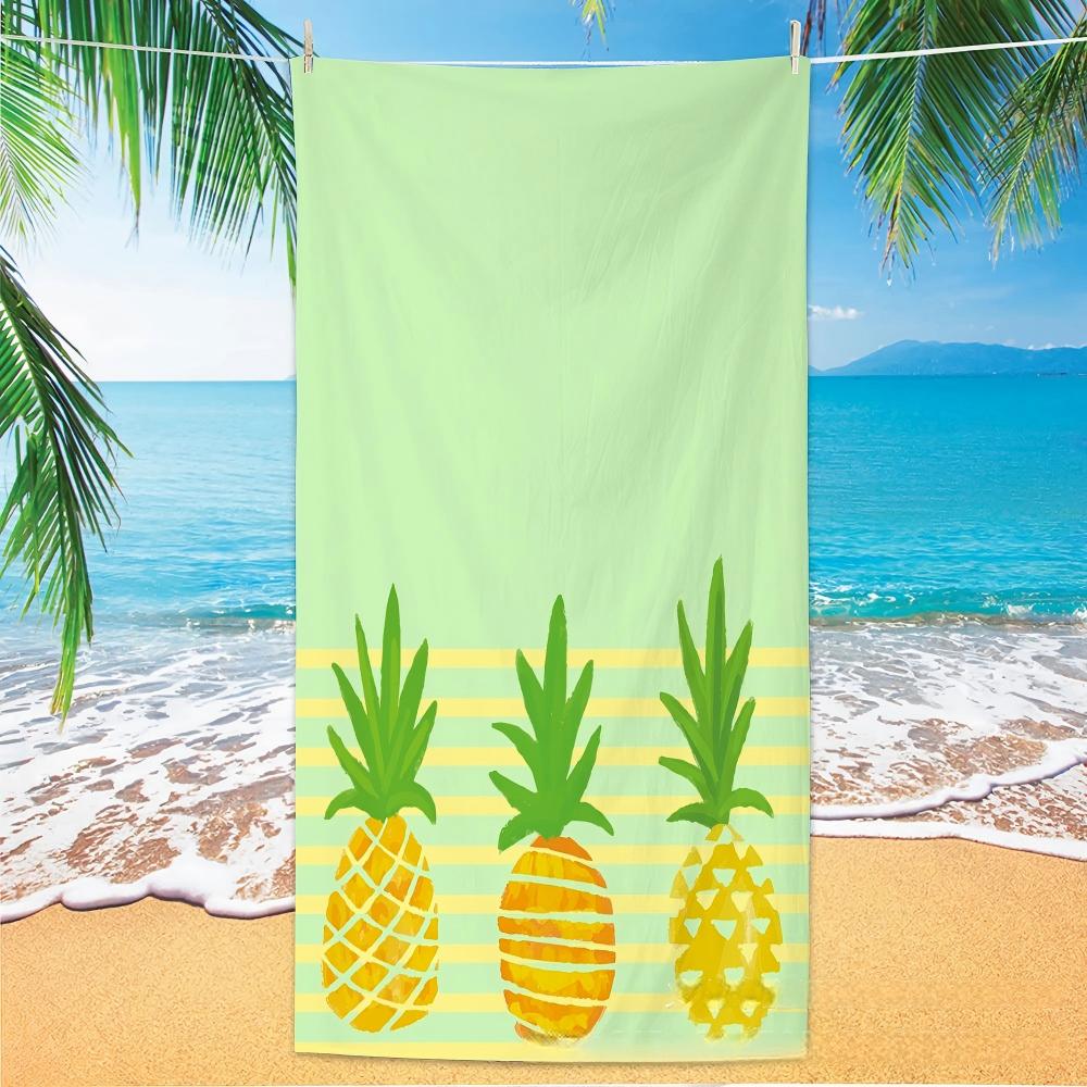 Kaktus-Print Strandtuch Westwüsten-Design Schnelltrocknendes saugfähiges Handtuch
