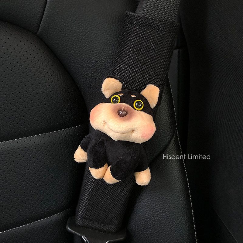 

Car Seat Belt Shoulder Pad 2026 New Cute Bee Dog Seat Belt for Girls Car Interior Decoration Universal for All Seasons Bee Dog - Shoulder Pads