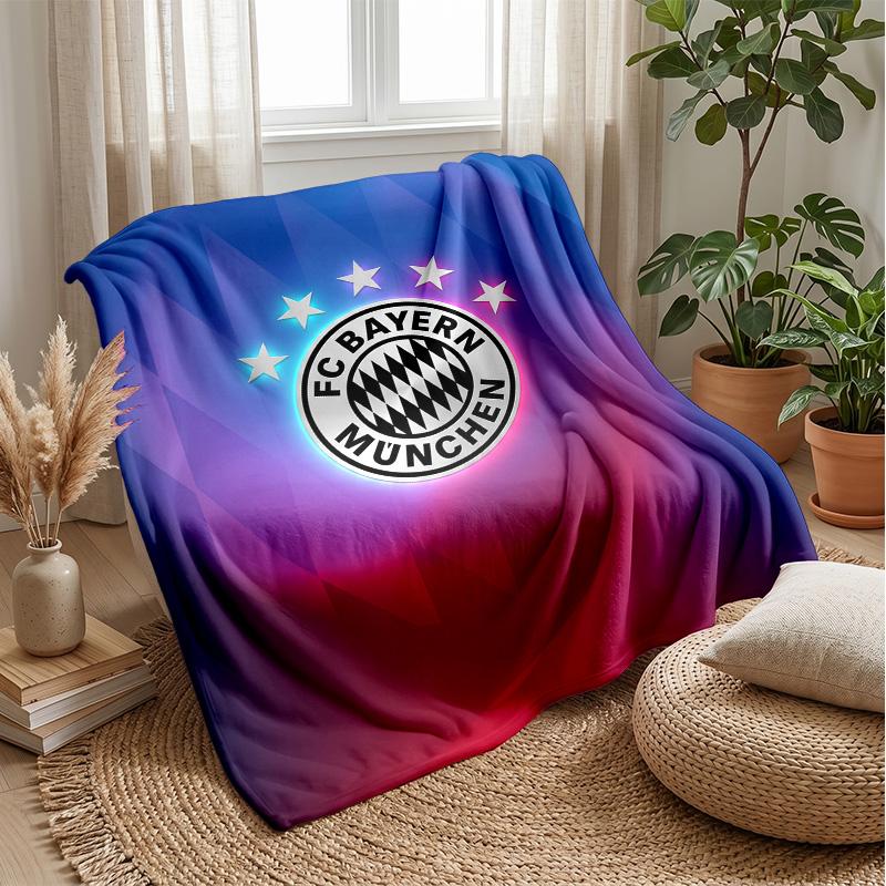Bayern Munich Soft Flannel Fleece Blanket Lightweight Cozy Warm Throw Blanket For Sofa Bed Home Decor
