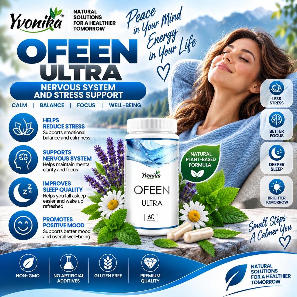 OFEEN Ultra – Nervous System and Stress Support, 60 Capsules
