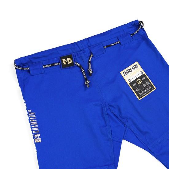 Kimono/Gi da Ground Game BJJ Uomo Campione 3.0 Blu A2