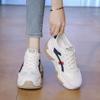 Spring trend thick soled women's shoes 2025 new board shoes matching color increase sports shoes fashion casual shoes