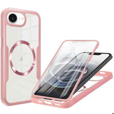 Ochranný kryt - BOOLING - pro iPhone 16e - Kompletní ochrana - Nárazuvzdorný - Růžový