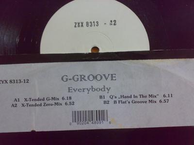 12-Zoll Schallplatte G-GROOVE - Everybody (Die Everybody EP) ZYX831312 ZYX Music 1996 Deutschland Dance & Electronica Gebraucht
