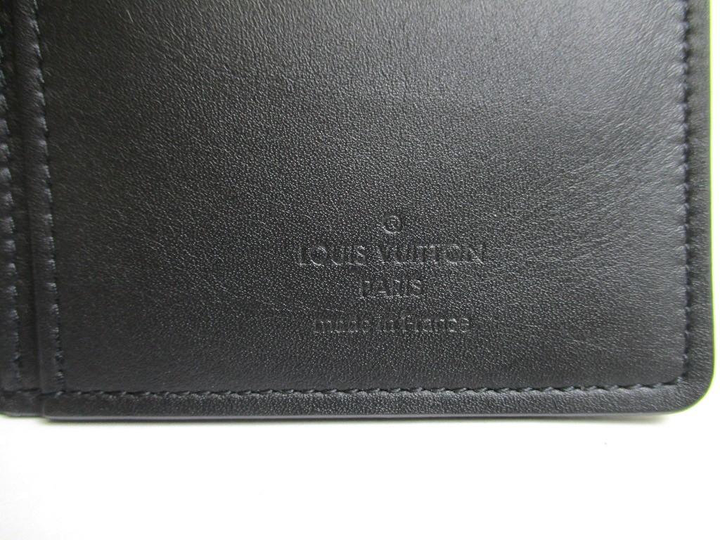 Authentic LOUIS VUITTON Damier Infini Blue Leather Wallet Portefeuille Brazza #a912  Refurbished