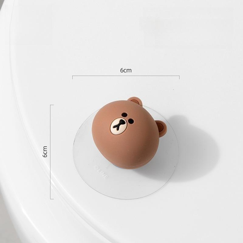 Toilet Seat Lid Lifter Toilet Lid Lifter Does Not Dirty Hands Household Artifact Creative Cartoon Silicone Toilet Lid Lifter