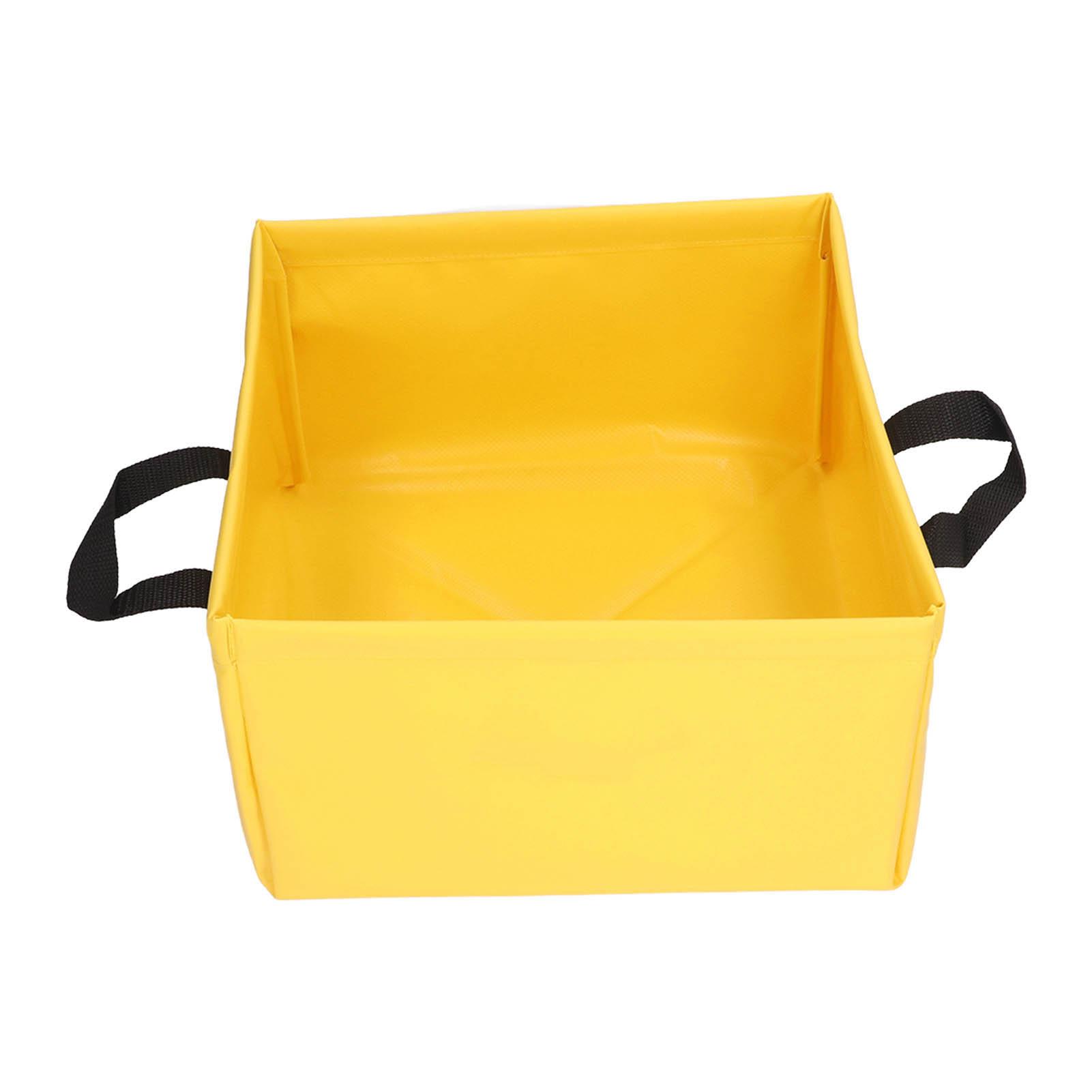 Collapsible Bucket Multifunctional Portable Lightweight Large Capacity Foldable Bucket for Camping Hiking Fishing 13L