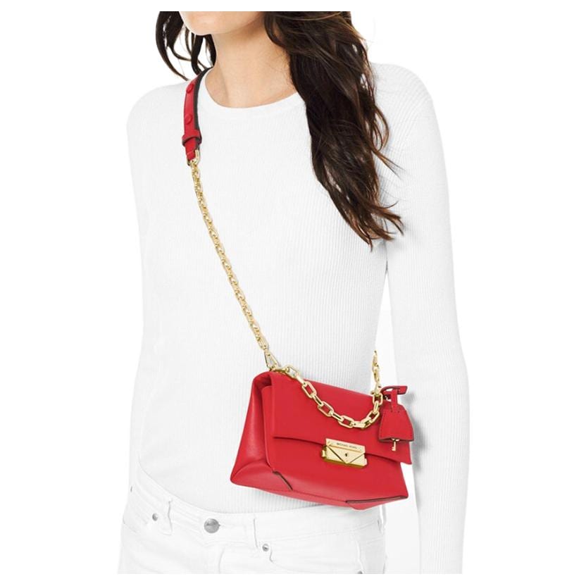 MICHAEL KORS Cece Leather One Shoulder Handbag Regular Women's True Red 32S9G0EC0L-BRIGHT-RED