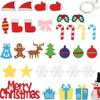 DIY Children's Felt Christmas Tree Ornaments