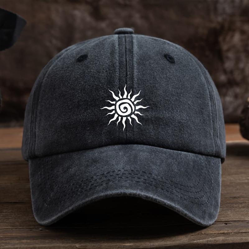 A Fun Sunprinted Baseball Cap Unisex Outdoor Fashion Versatile Snapback Trendy 1pc