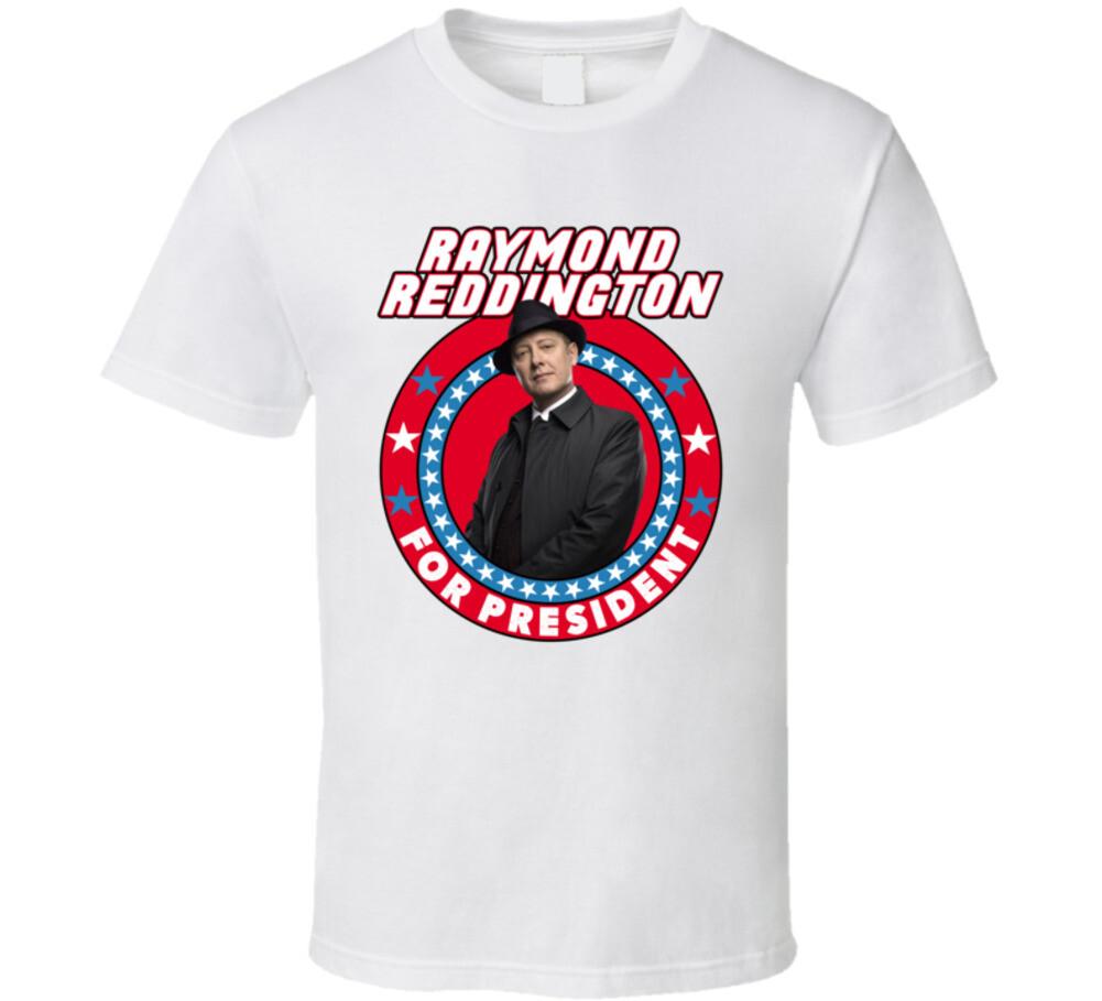 Raymond Reddington The Blacklist For President Tv Show Villain Fan T Shirt XXXL