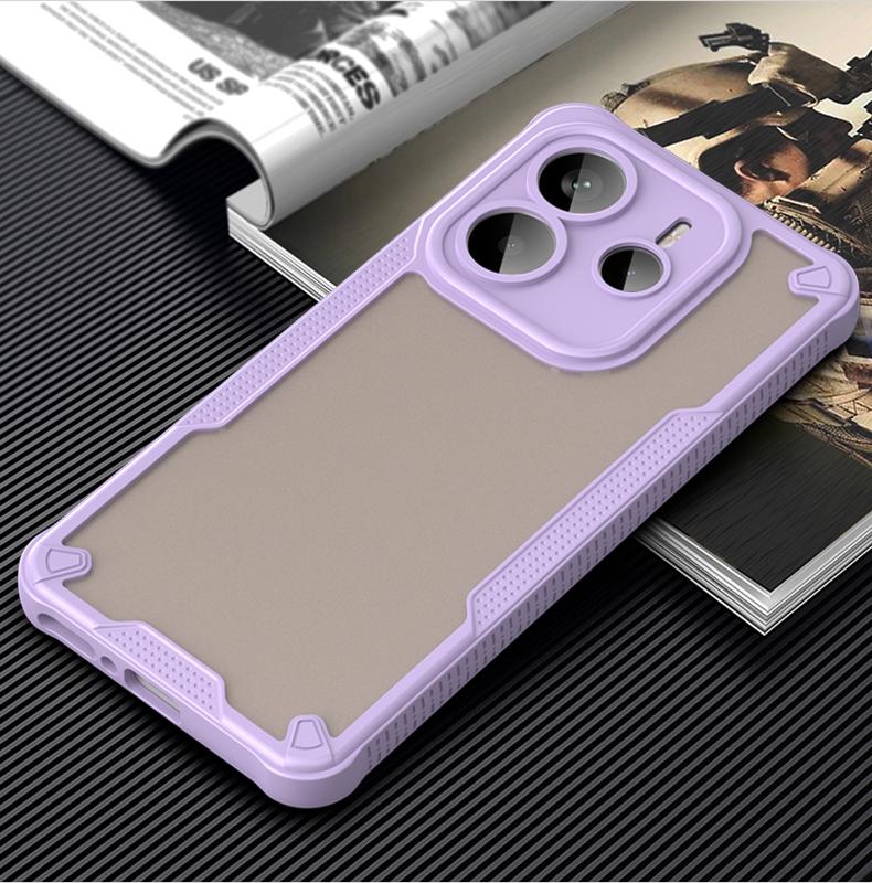 For Redmi Note 14 5G Case Redmi Note 14 Pro 5G Phone Case Redmi Note 14 Pro Plus Matte Back Cover Protection Shockproof Case