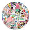 50 Reading Books Graffiti Stickers Car Suitcase Stationery Water Cup Waterproof Stickers