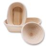 Round /Oval Bread Fermentation Natural  Rattan Basket Country Bread Baguette Dough Mass Proofing Tasting Proving Baskets BakerySupplies