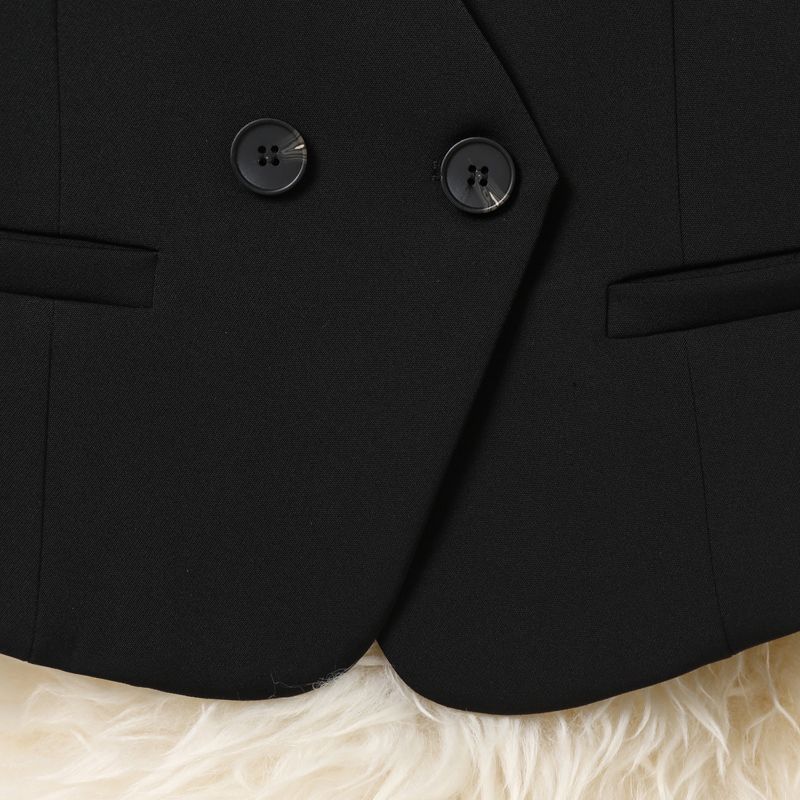 Chic Korean Style Ladies' Short Suit Vest, Autumn and Spring Basic Tank Top, Sleeveless Waistcoat Outer Garment