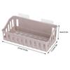 Punch Wall Mounted Shampoo Holder Storage Shelf Rack   Bathroom Supplies