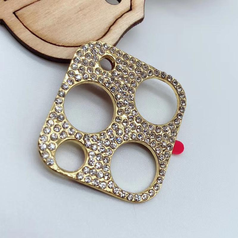 Diamond Lens Film for iPhone 11, 13, 15 Pro Max, and 16: Titanium Alloy Crystal Lens Sticker