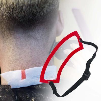 תבנית שיער לצוואר מיקום מדויק ללא ידיים מדריך תספורת פלסטיק תבנית גילוח קו צוואר למשפחה