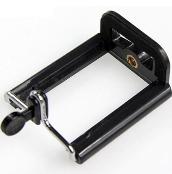 Universal Mobile Phone Cellphone Clip Clamp Holder Stand U Slot Mount Self-Timer Bracket Phone Rack