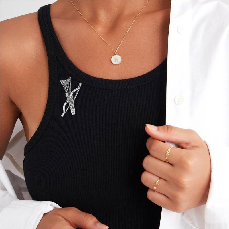 Unique Design Vintage Arrows Theme Brooch Retro Quiver Pin Alloy Fashion Accessory Suitable For Casual Formal Wear