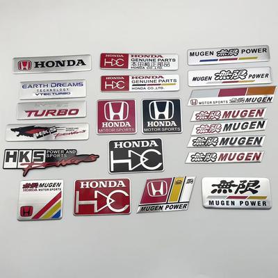 3D Auto Embleem Sticker Accessoires Voor Civic FIT Accord Prelude CRV 5e City CRZ CRX Jazz HRV Pilot Mugen Odyssey Insight