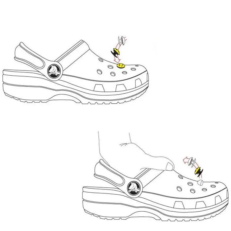 1Pcs Metal Pearl Camellia Flower Shoe Charms Shoes Decoration Diamond Chains Luxury Accessories for Women Girls Sandals Shoes