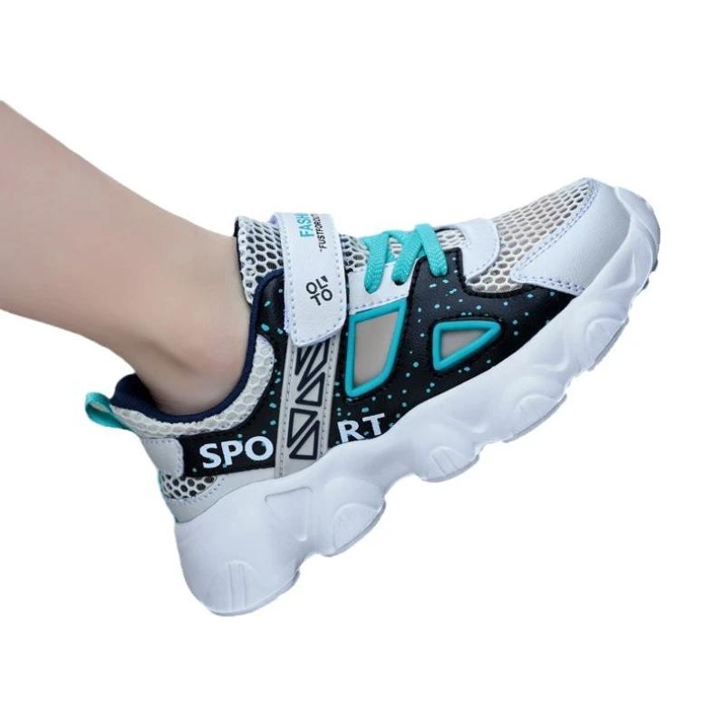 2024 New Children Shoes Antiskid Sports Sandals Fashion Casual Women Sneaker Soft Sole Hollow Out Sandals Girl Shoes Zapatillas