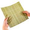 Square Green Sushi Rolling Curtain Japanese Style Sushi Mold Kitchen Accessories Sushi Maker  Rice