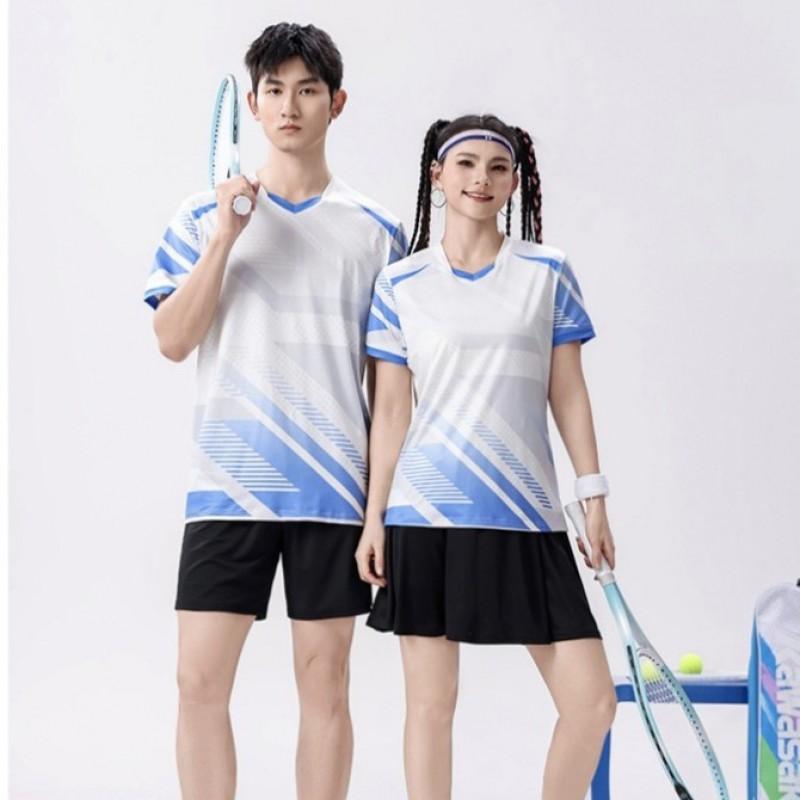 Breathable Quick-Dry Badminton Set Men Women - Sporty Shorts Skort Outfit Running Gym Training Volleyball Tennis