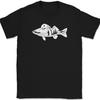 Walleye Fishing Landscape T-Shirt Funny Rod Reel Pole Lake Hobby Tee