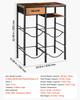 VEVOR Water Jug Holder, 4 Tiers Double Rows 11 L and 19 L Water Bottle Holder for 4 Bottles