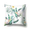 Polyester Pillowcase Plant Fresh Car Decoration Home Printed Pillowcase Sofa Cushion Cover