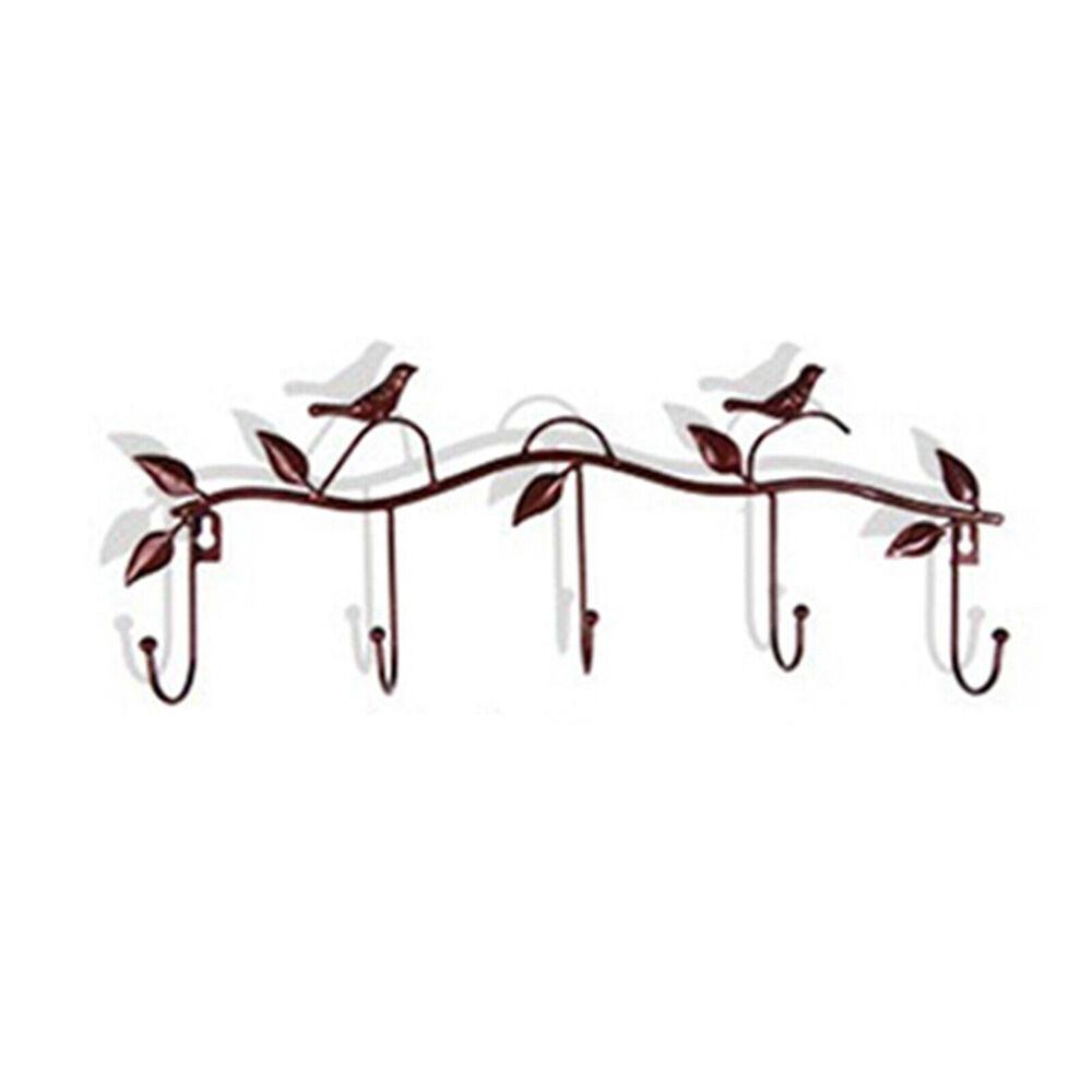 

5 Hooks Key Hook Iron Crafts Coat Hanger New Hanger Rack Porch
