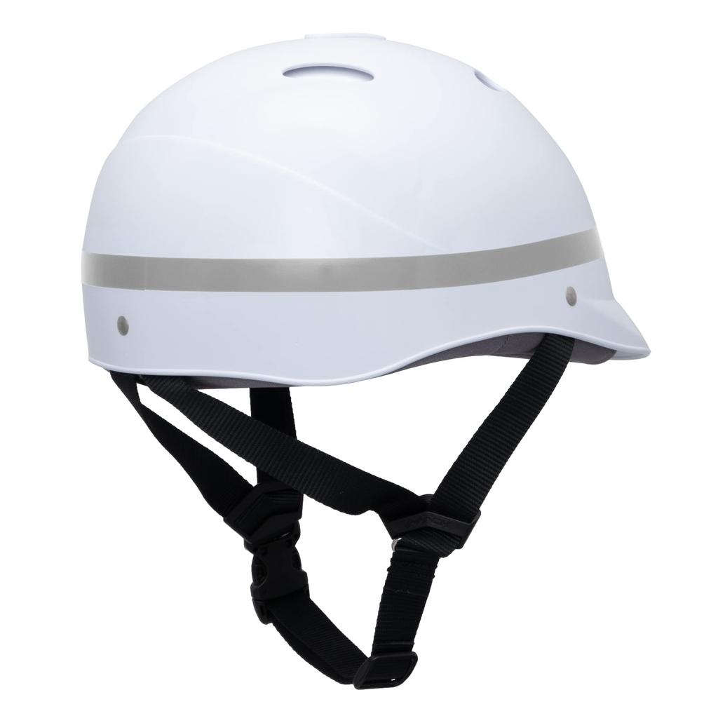 SANADA Helmet for and Cycling Reflective JJ-1 Commuting, School, - Tape/Silver - Size/M (57-58cm)