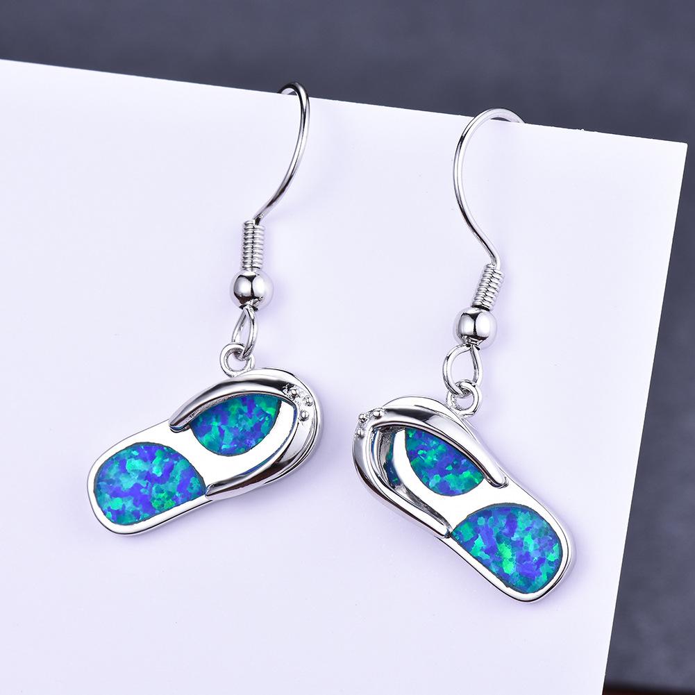 European and American Style Flip Flops Earrings with Unique Personality Design and Versatile Earrings