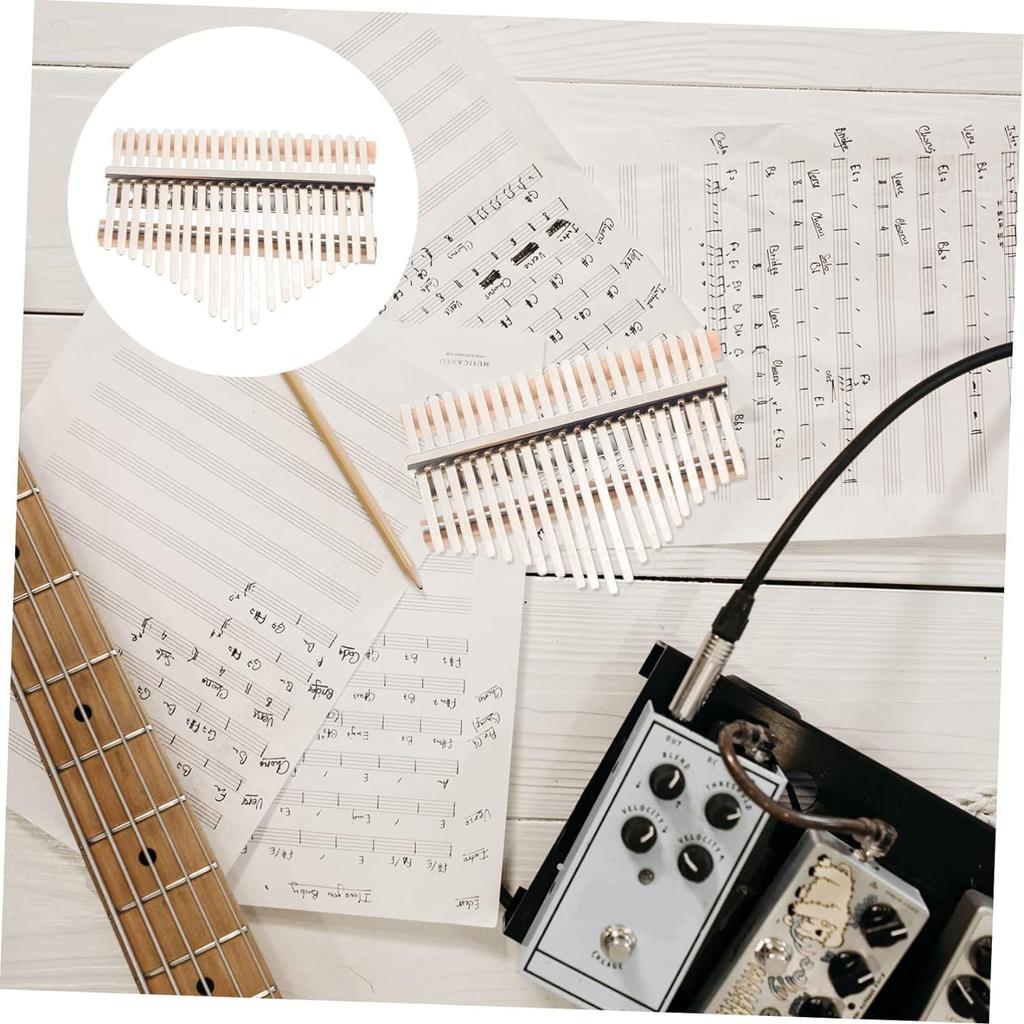 17 Key Kalimba Key Kalimba Bridge Piano Parts Beginner Set Set of 17 Key Piano Keys Kalimba/Thumb (Complete + Sleeper)