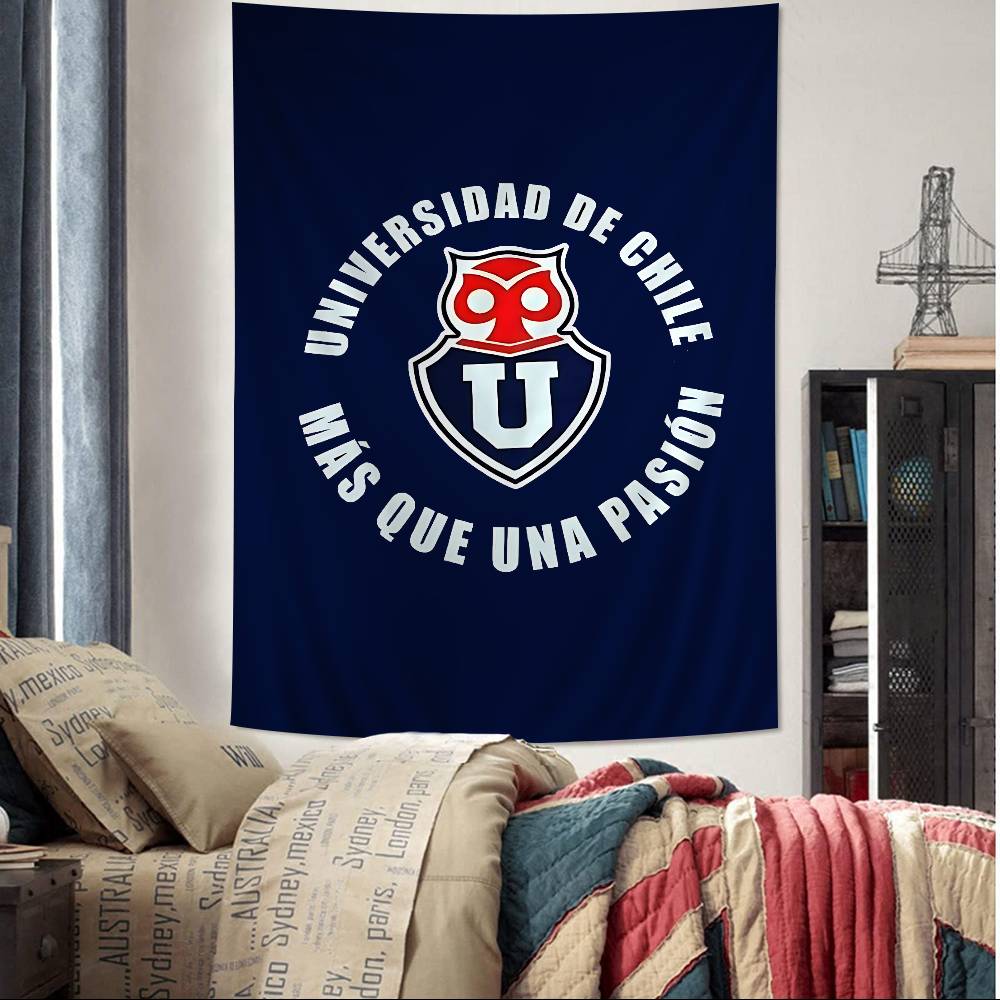 Chile UUniversity Logo Colorful Tapestry Wall Hanging Hanging Tarot Hippie Wall Rugs Dorm Wall Art Decor