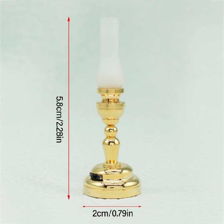 1:12 Dollhouses Living Room Table Kid LED Table Lamp Toy Furniture House Table Lamp Dollhouses Furniture