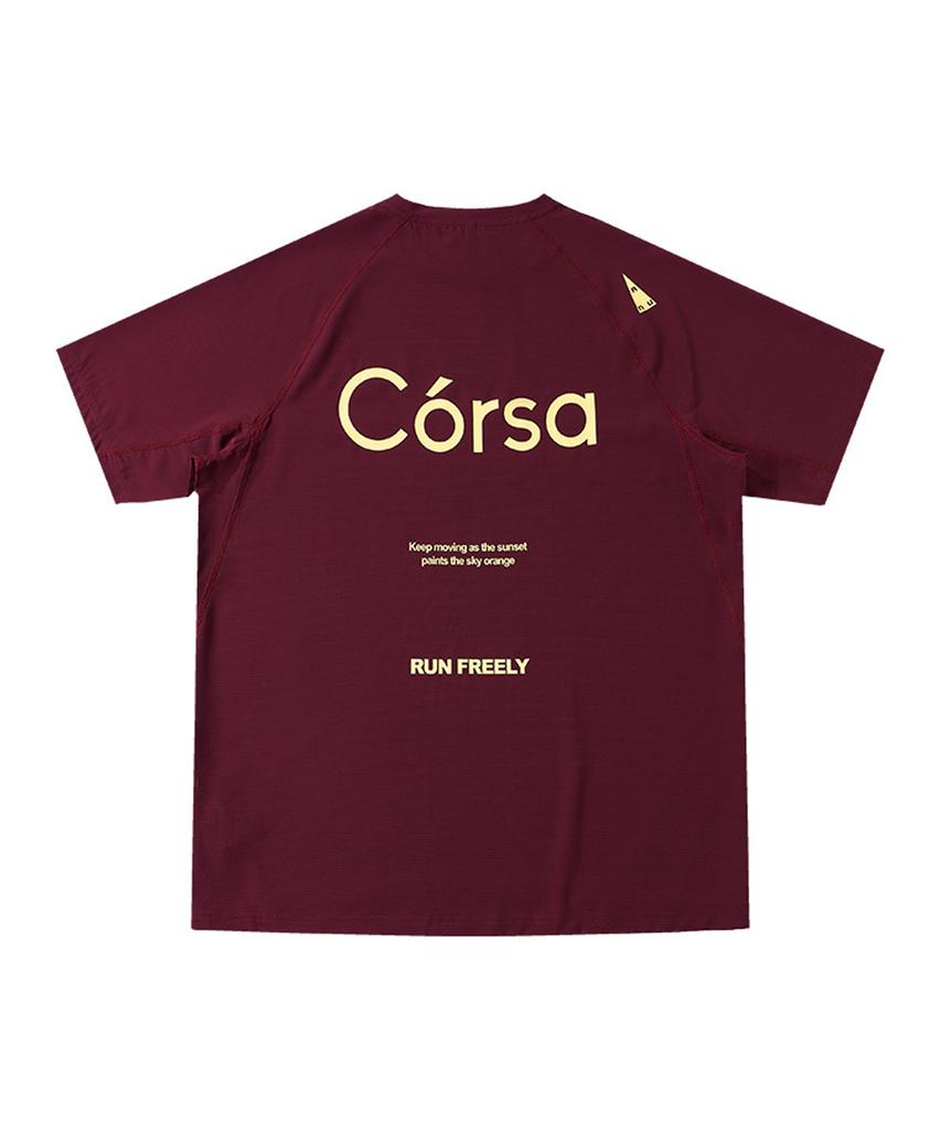 Beoteunseoul Corsa Cotton Stitch Raglan Running Short Sleeve (5 Colors)