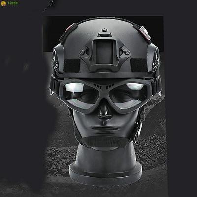 Military Helmet Kids Adults CS War Gaming Cosplay Outdoor Sports ABS Thickened Camouflage Army Helmet Head Protective Equipment