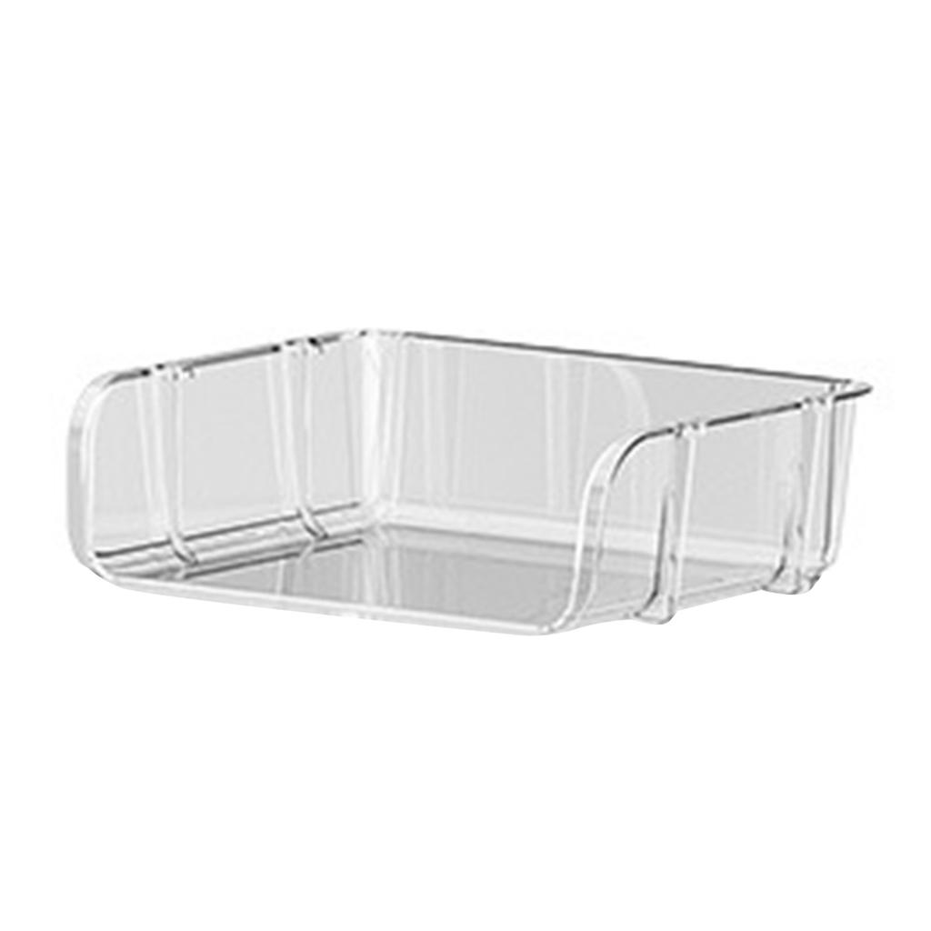 Transparenter Desktop-Schreibwaren-Organizer, stapelbar, Schreibwaren-Dateien, Ablage, Desktop-Organizer